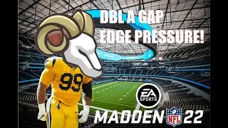 CRAZY EDGE PRESSURE! DBL A Gap HEAT! Madden 22 Blitzing guide!