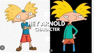 Learn how to draw hey Arnold drawing and colouring tutorial for kids 