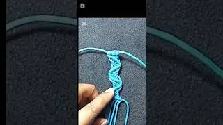 Macrame keyhain Tutorial🥰 #diy #diycrafts #macramee #art