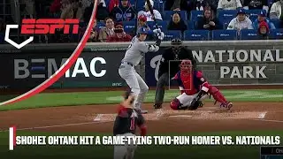 Shohei Ohtani BLASTS a game-tying two-run homer vs. the Nationals 💥 | ESPN MLB