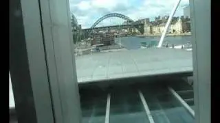 Fast Otis lifts at the Baltic in Gateshead