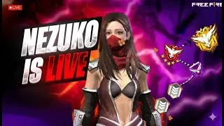 New Season Rank Push 🚀 Grandmaster Push ❓ NEZUKO 99 LIVE 🖤😬 #freefirelive #shortsfeed #nezuko99