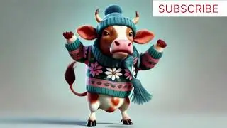 Winter Special: Funny Cow & Bull Dance | Must-Watch Comedy!