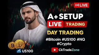 A+ SETUP LIVE | DAY TRADING | #Bitcoin #US100 #NQ #Crypto #LIVEDAYTRADING