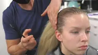 How to Create a Faux Bob on Long Hair