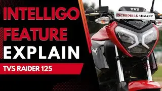 New Tvs Raider 125 Intelligo Features Full Details Live Demo | Power and Eco Mode