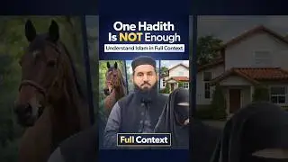 One Hadith Is Not Enough &ndash; Understand Islam in Full Context #IslamicKnowledge #QuranAndSunnah