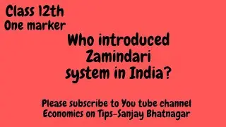 Who introduced Zamindari system in India?#shorts #shortsvideo #shortsyoutube #shortsfeed