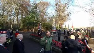 Polish Memorial Remembrance Service - Invergordon - Polish War Memorial - 18/11/2018