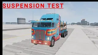 BeamNG.drive,Suspension Test For A  Big Rig