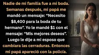 Mi familia me abandonó en mi boda… luego papá apareció con la policía.