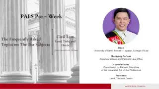 Civil Law &ndash; Land, Titles and Deeds | The Frequently Asked Topics on the 8 Bar Subjects