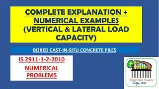 Vertical load capacity IS 2911 1 2 2010