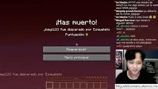 Asustando a miguel jajaja