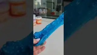 Making Blueberry Cheesecake Slime Satisfying Slime ASMR Video #slime #slimevideo #slimeasmr
