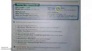 Making suggestions