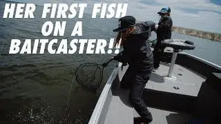 Fishing with a Baitcaster for the FIRST TIME! (Shimano SLX)