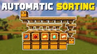 Minecraft Automatic Sorting System - Easy & Expandable - 1.18+