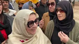 Noreen khan & Dr Umza talk outside Adiala jail about Imrankhan health & pti 8 February protest #fyp 