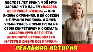 Спустя 35 лет брака мой МУЖ сказал, что нашёл ЖЕНЩИНУ «всей своей жизни», и ТОГДА я…