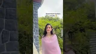 Reality if government teachers #love #teacher #funny #shorts #government #trending #viral
