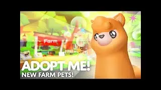 Adopt Me🐮FARM PETS Update!!! 🦙+ New Ice Cream Shop 🍨