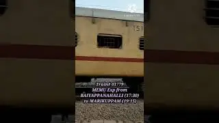 #Trainshorts Train# 01779 from BYPL to Marikuppam