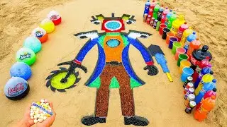 How to make Titan Cameraman Skibidi Toilet with Orbeez, Balloons Coca Cola, 7up, Mtn Dew vs Mentos