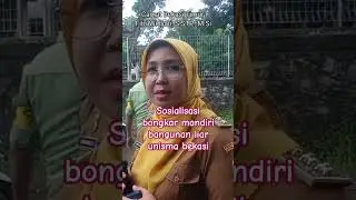 ibu camat bekasi Timur saat turun langsung sosialisasi bongkar mandiri #dedimulyadi #bekasitimur