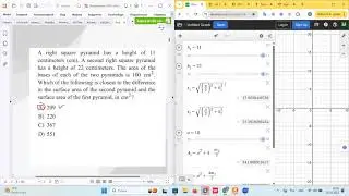 Pyramid Surface area questions