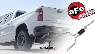 aFe POWER 2019-22 Chevy 1500 6.2L Gemini XV Cat-Back Exhaust W/ Cut-Out #chevy1500 #afeexhaust