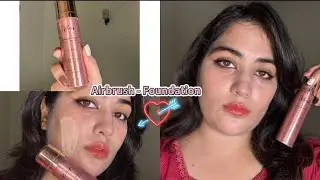 Airbrush Spray Foundation Worth it or Not ?? Khais By Nishoo Khan Silk Foundation Review #foundation