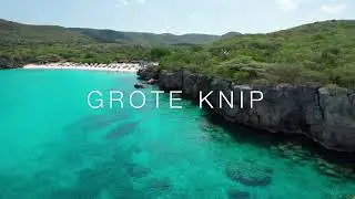 The Magically Blue Waters of Grote Knip Beach from the Air! (Cura&ccedil;ao 🇨🇼)