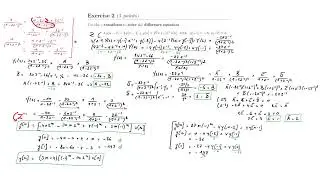 Signals and systems: video 19 Ex. Jan. 2026: differential & difference eqs. - Laplace - Z-transform
