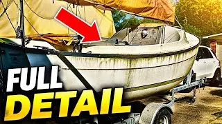 Extreme Oxidation & Mildew! | Full Boat Detail 