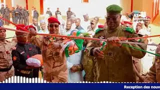 R&eacute;ception des nouvelles infrastructures par la GNN (Garde Nationale du Niger)