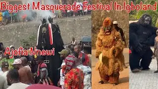 Masquerades Of NNEWI; Biggest Masquerade Festival In Igboland. Ajo Ofia Masquerade of Nnewi