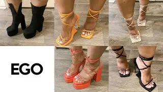 EGO HEELS HAUL! EGO GOT ME IN A CHOKEHOLD! + WIDE FEET + THICK CALF FRIENDLY! | ARI AJEE