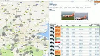 Short demo of Virtual Radar Server with RTL1090 and RTL V3 dongle