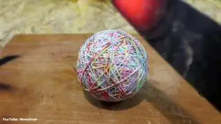 GLOWING 1000 DEGREE KNIFE VS RUBBER BAND!!!