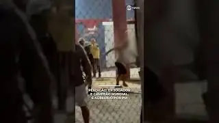 Perdig&atilde;o, ex-jogador do Inter, &eacute; agredido por policial ap&oacute;s partida em Curitiba | #PrimeiroImpacto