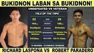 BAGSAK! RICHARD LASPO&Ntilde;A vs ROBERT PARADERO FULL FIGHT | PMI-BOHOL KUMONG BOL-ANON 22 CASIMERO INOUE