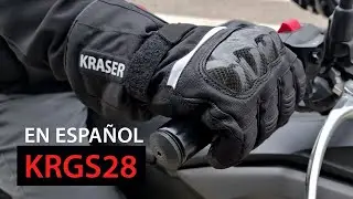 KRASER Guantes Calefactables para Moto Esqu&iacute; Snow, T&eacute;rmicos El&eacute;ctricos 2200mAh Litio 7.4