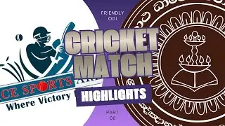 Sri Pangnananda National College Vs ACE Sports Arena | 50 Over Match | Part 02 🏏 🏫 🇱🇰