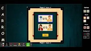 HTML5 Canvas Carrom with JavaScript