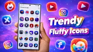 Create & Apply Trendy Fluffy Icons for FREE on Your Samsung Galaxy Devices 😍