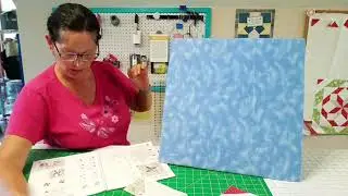 Fabric Obsession's Block of the Month with Kathy Collins, Block 12 - Christmas Carols.