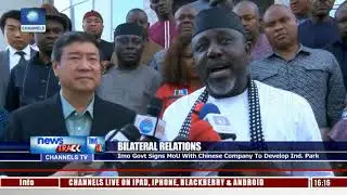 Imo Govt. Signs MoU With Chinese Company To Develop Ind. Park