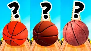 Sky Balls 3D vs Going Bslls vs Rollance - Which Basketball Will Be the Winner? Race-540
