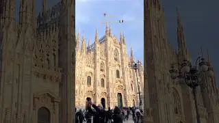 Fashion Capital of the world📍Milan #travel #italy #youtubeshorts #milan #italylove #shorts #europe